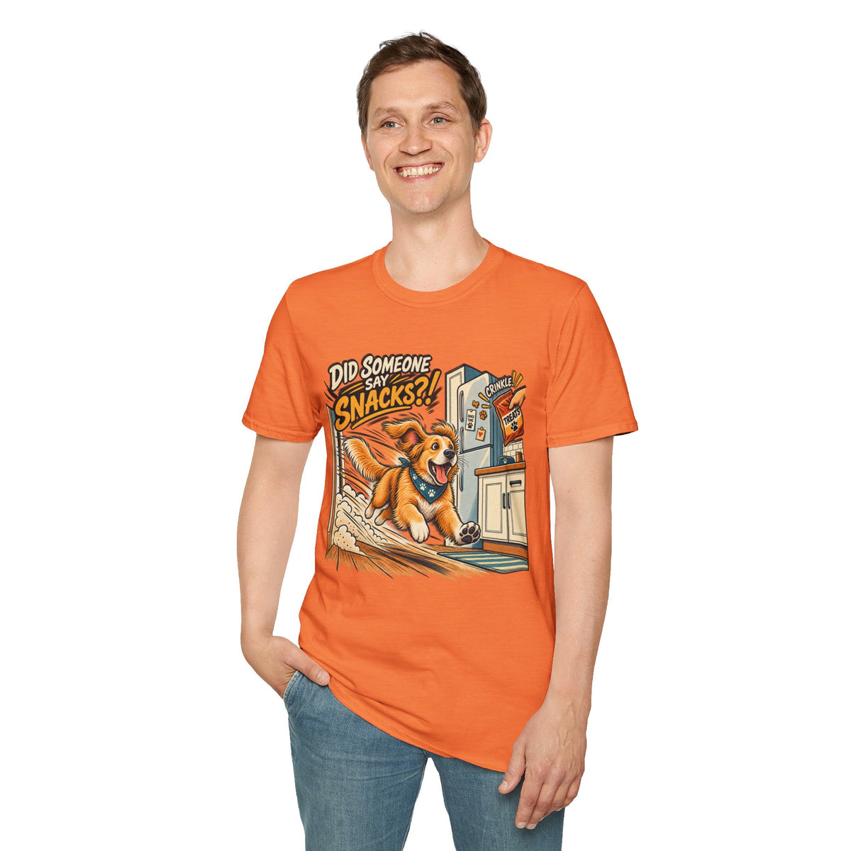 Did Someone Say Snacks? Dog Graphic T-Shirt