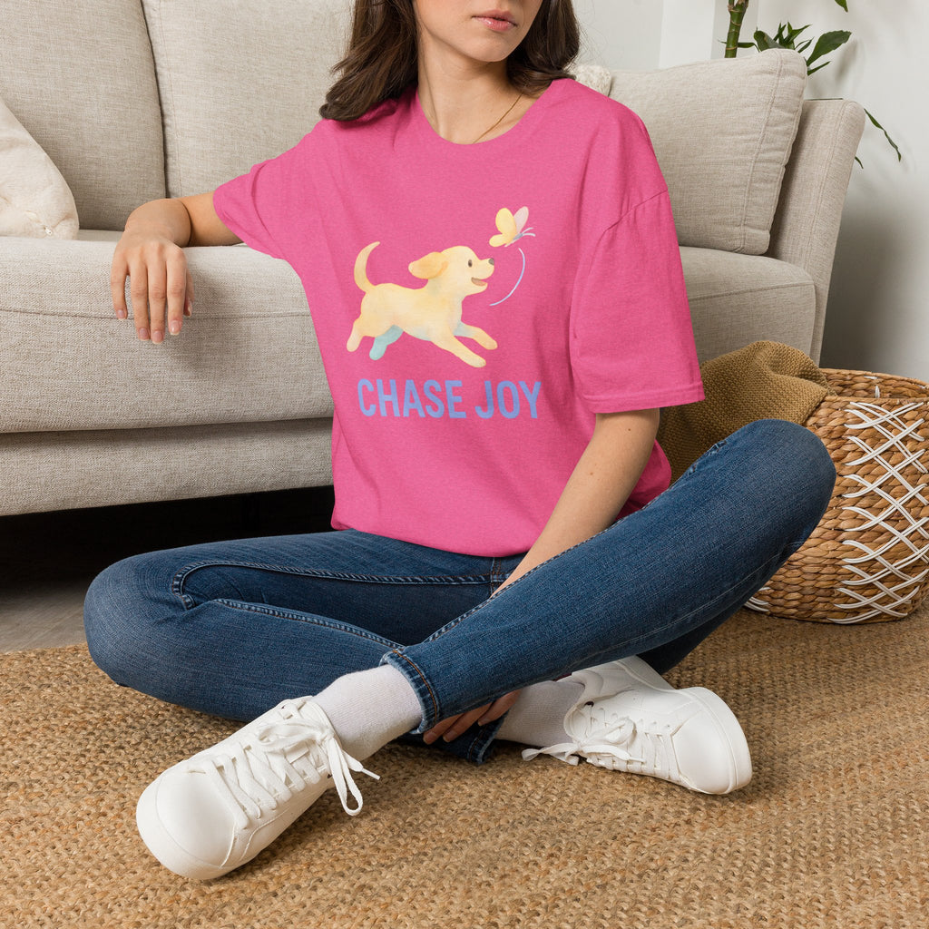 Dog Chasing Butterfly T-Shirt