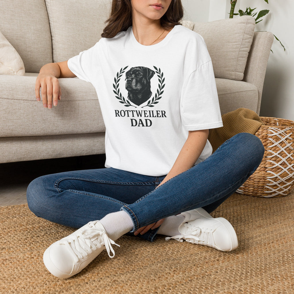Rottweiler Dad Logo T-Shirt