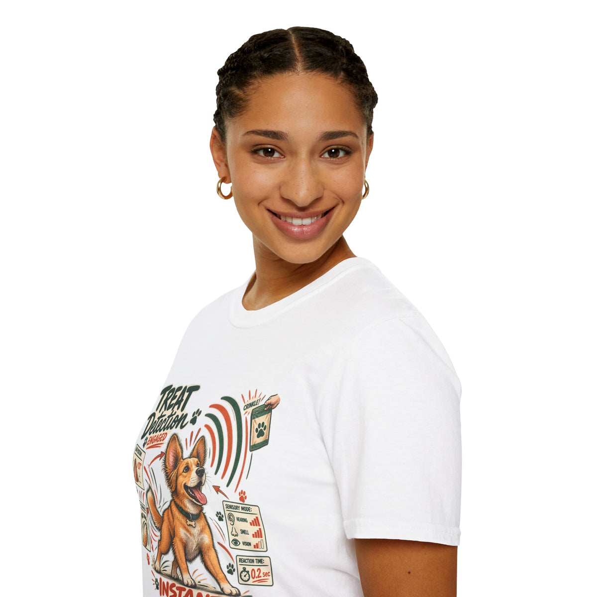 Dog Treat Detection T-Shirt — Funny Corgi ‘Treat Detection: Engaged’ Tee