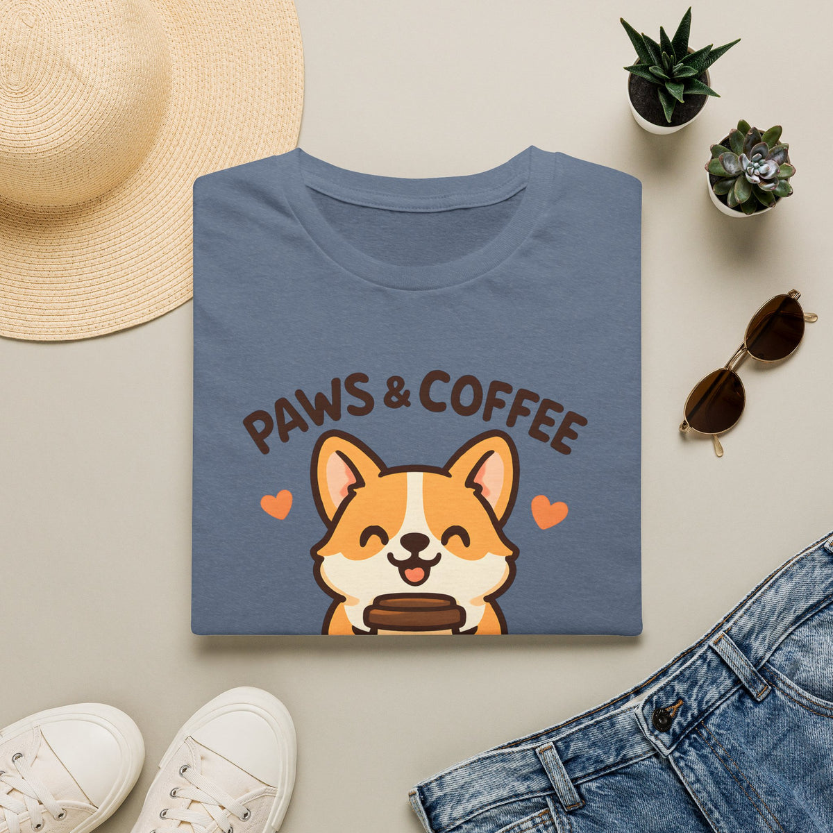 Paws and Coffee T-Shirt