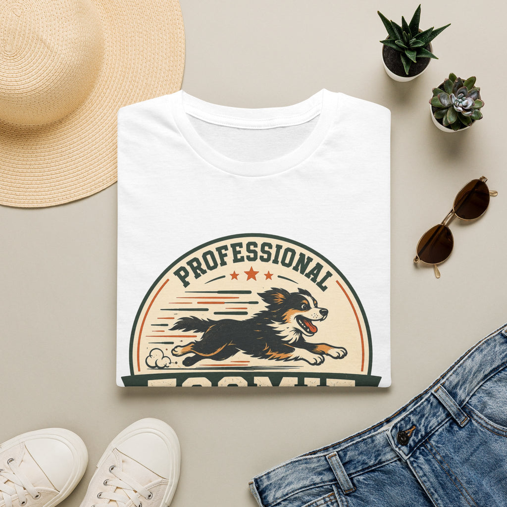 Professional Zoomie Specialist T-Shirt — Funny Dog Running Tee for Dog Lovers