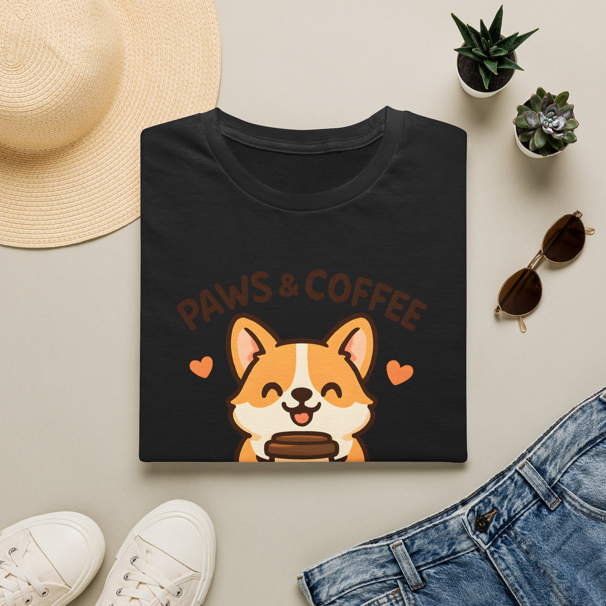 Paws and Coffee T-Shirt