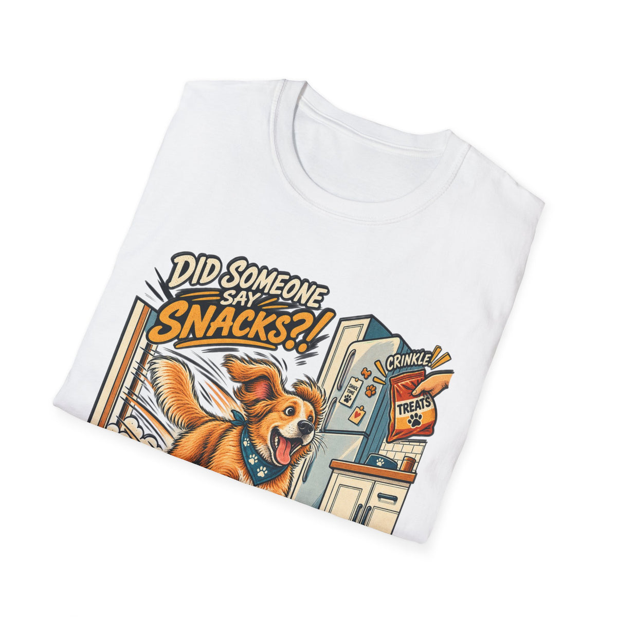 Did Someone Say Snacks? Dog Graphic T-Shirt