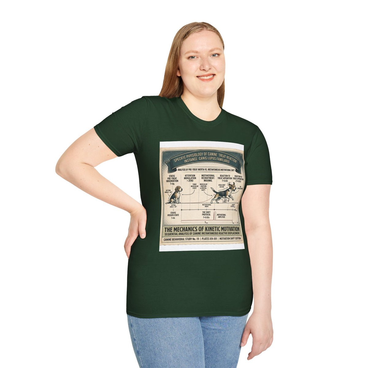 Canine Treat-Reaction Diagram T-Shirt