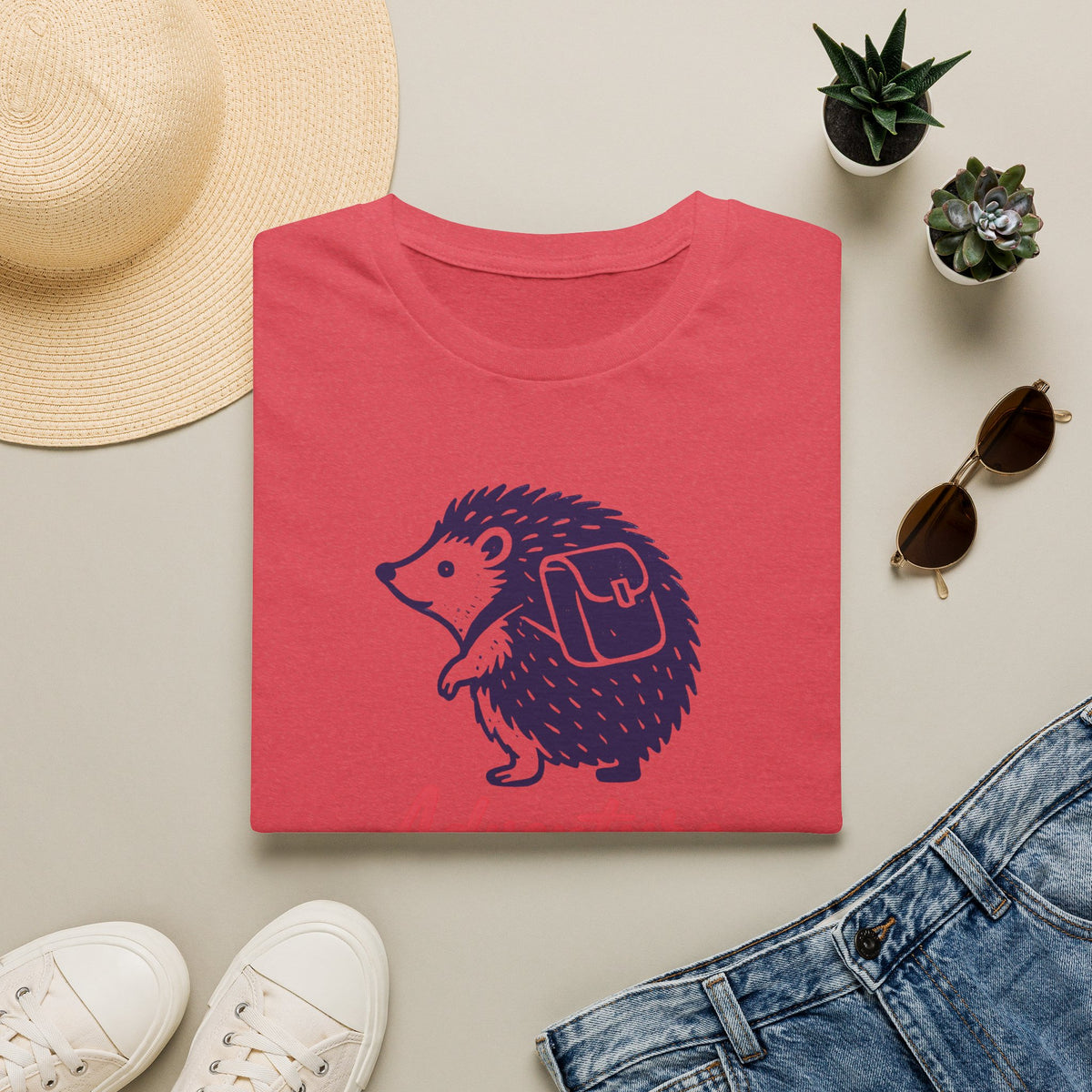 Adventure Awaits Hedgehog T-Shirt