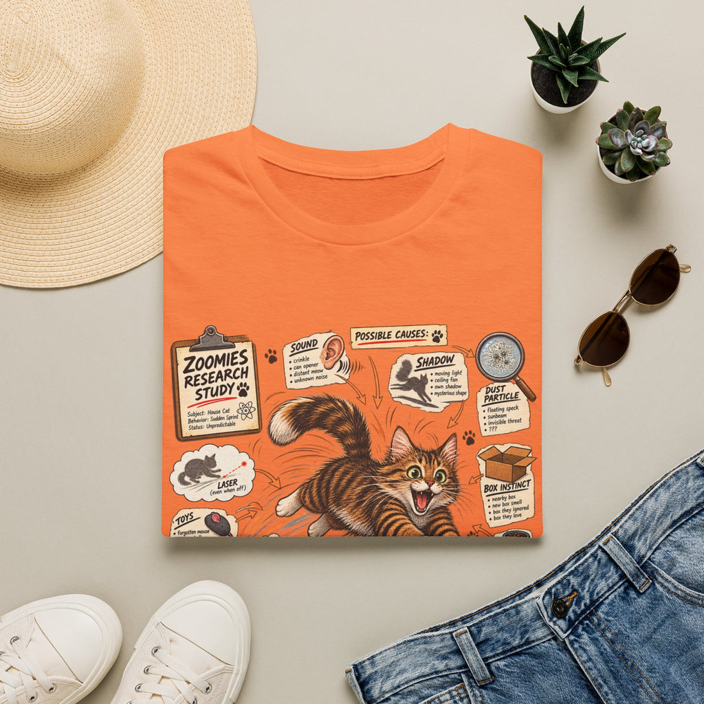 Cat Science T-Shirt — “It’s Science” Zoomies Research Design