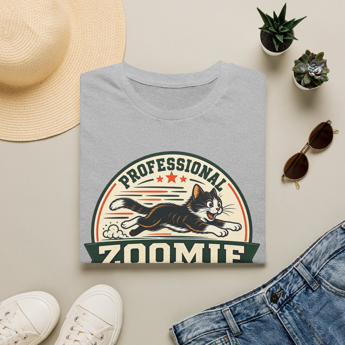 Professional Zoomie Specialist T-Shirt — Funny Cat Zoomies Tee