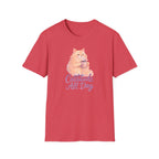Cattitude - Cat with Coffee Cup T-Shirt