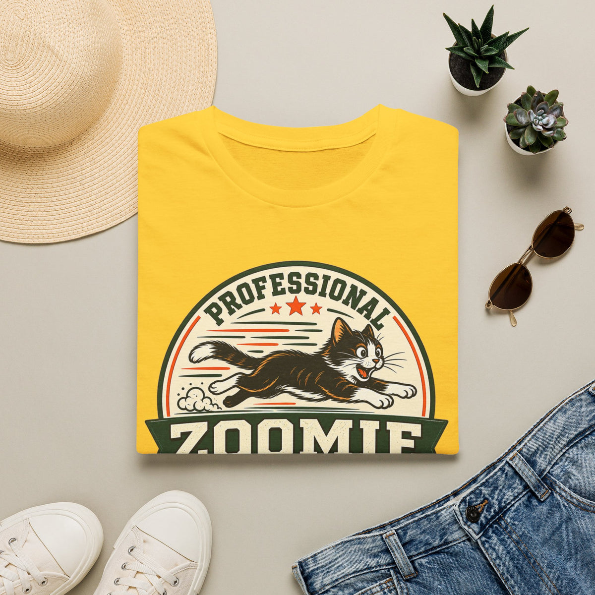 Professional Zoomie Specialist T-Shirt — Funny Cat Zoomies Tee
