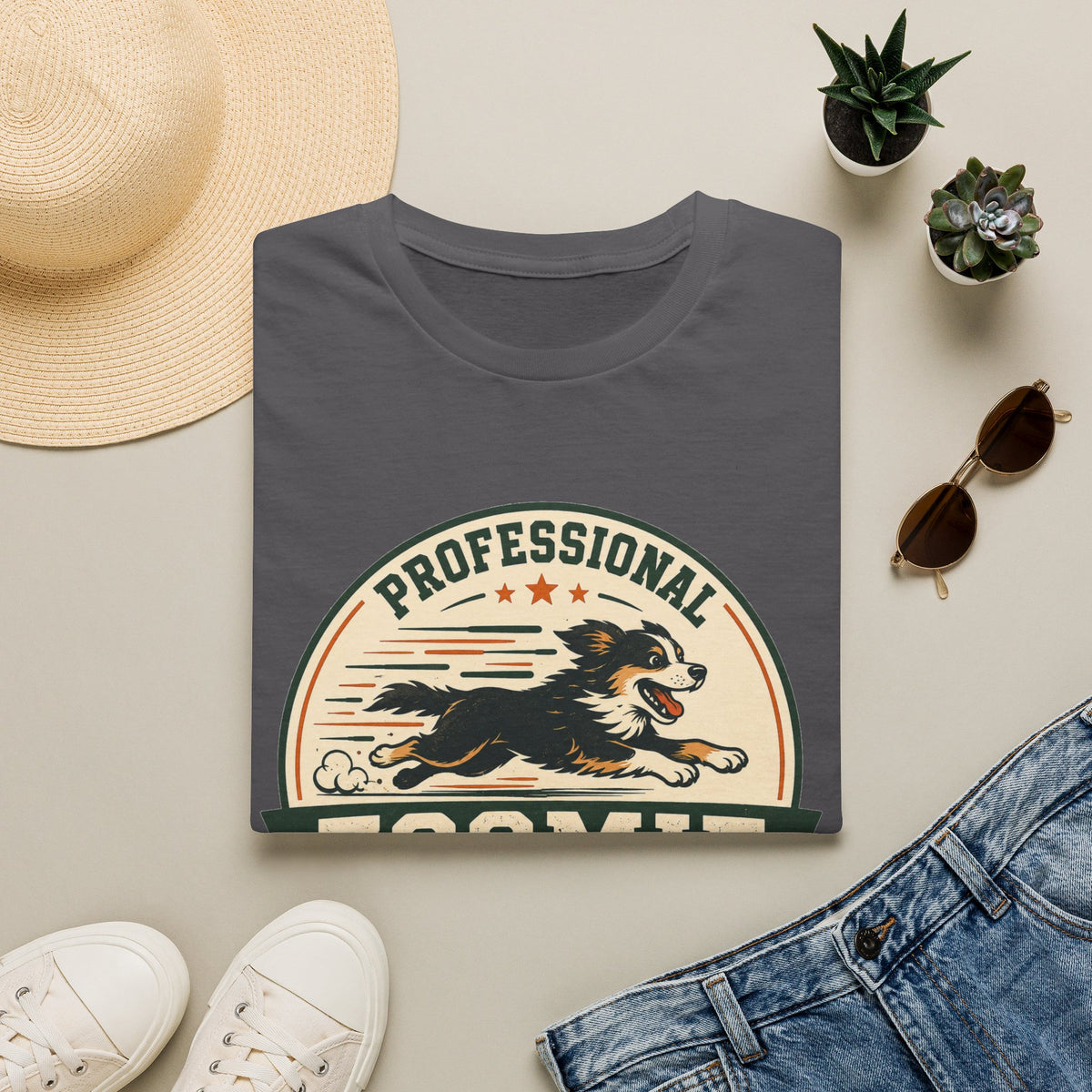 Professional Zoomie Specialist T-Shirt — Funny Dog Running Tee for Dog Lovers