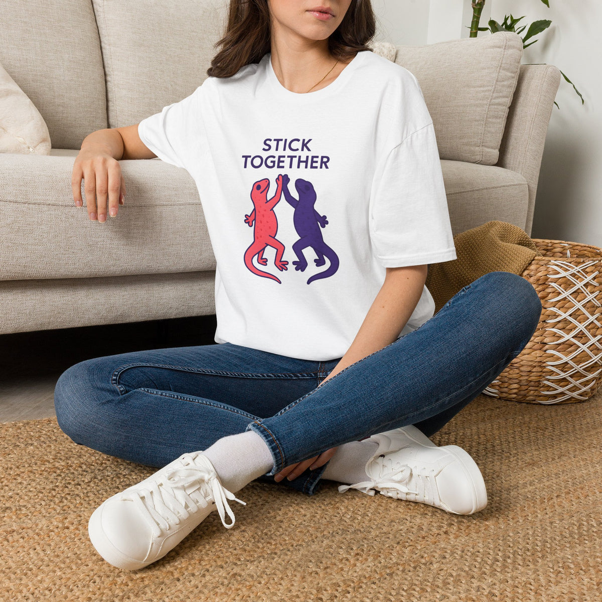 Lizards Stick Together T-Shirt