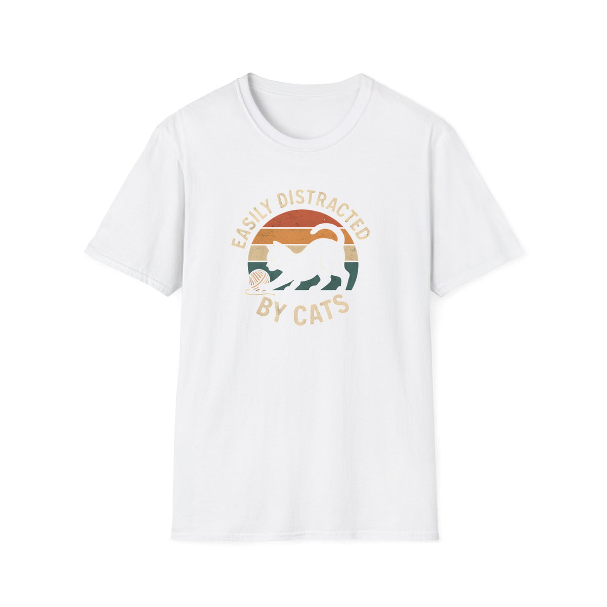 Easily Distracted by Cats T-Shirt