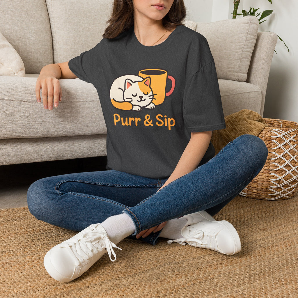 Purr and Sip Logo T-Shirt