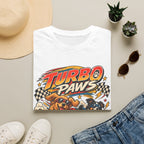 Turbo Paws T-Shirt — Retro Racing Dog Graphic Tee