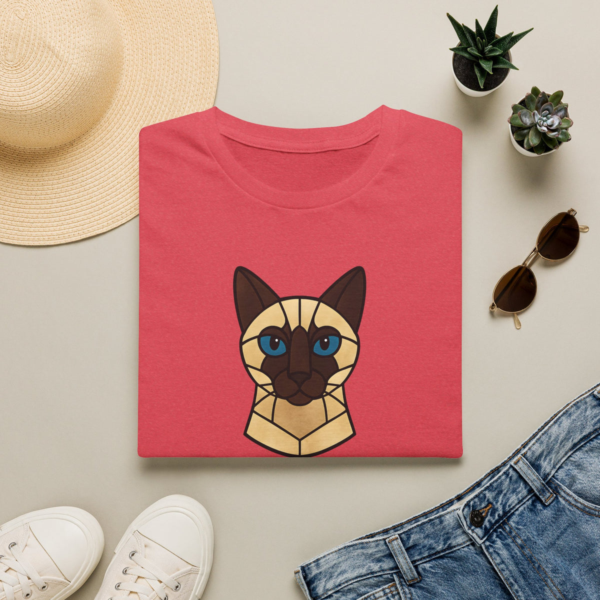 Stained Glass Cat T-Shirt
