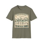 Kinetics of Zoomies T-Shirt — Funny Canine Zoomies Diagram Tee