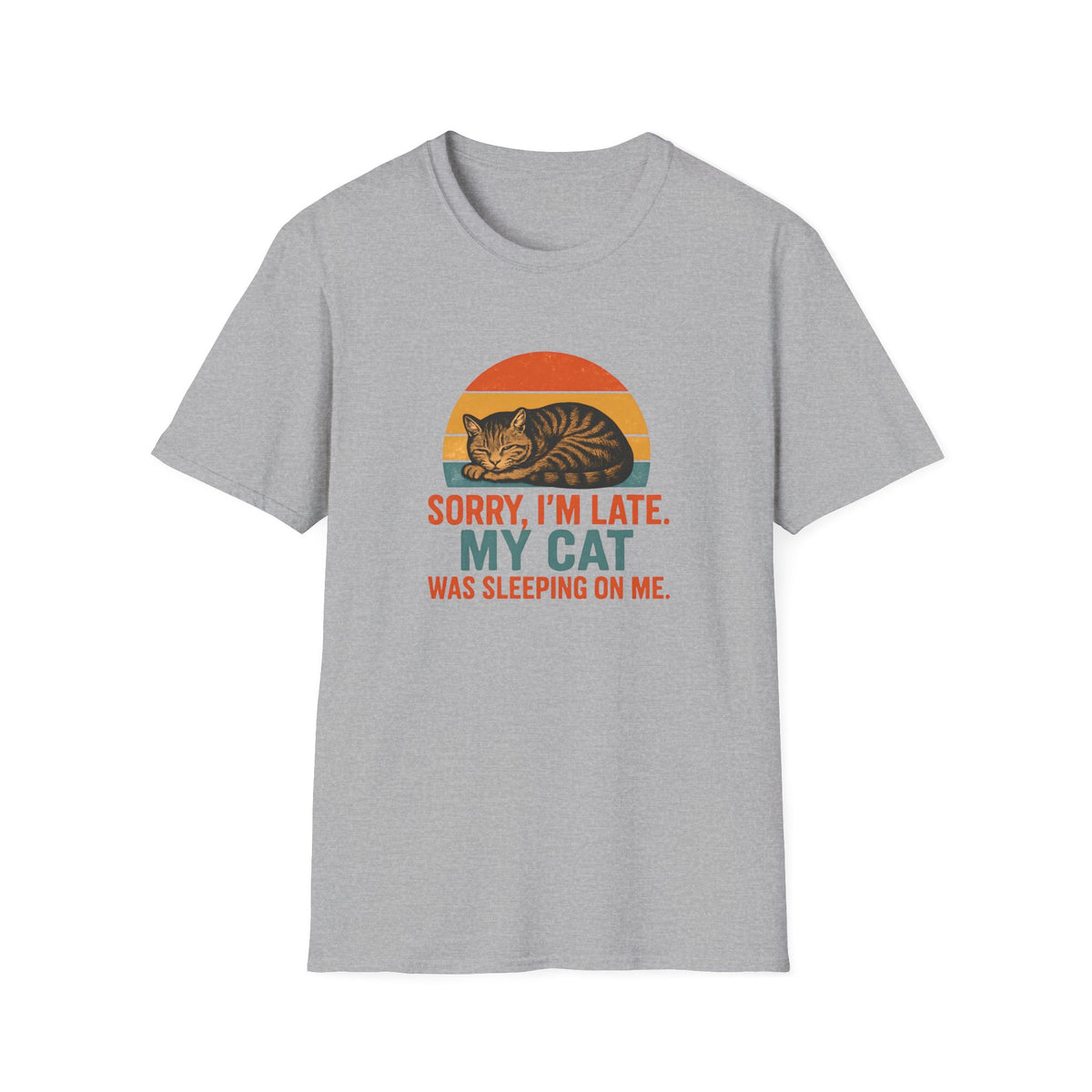 Cat Sleeping On Me T-Shirt