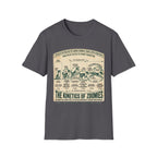 Kinetics of Zoomies T-Shirt — Funny Canine Zoomies Diagram Tee
