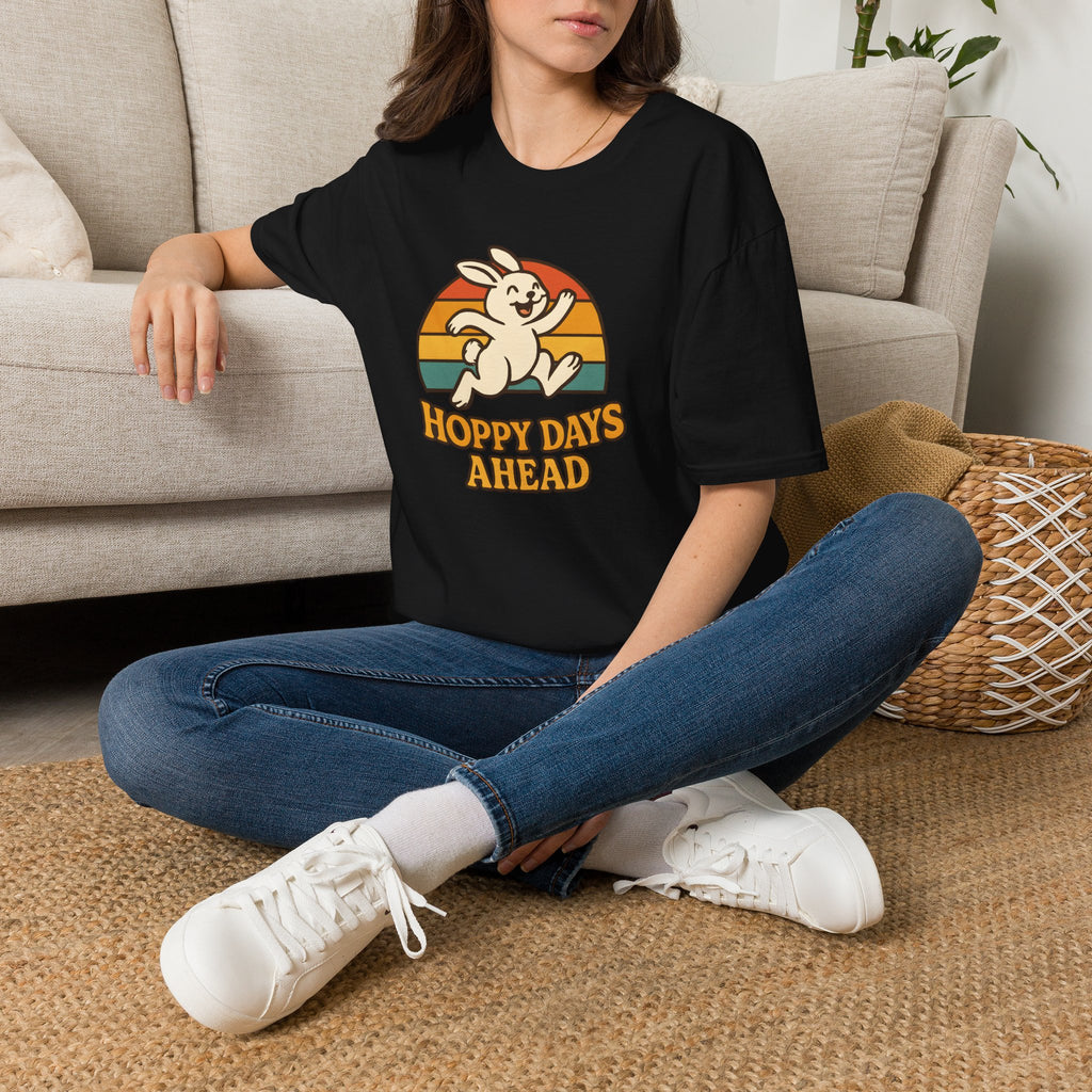 Happy Bunny Running T-Shirt