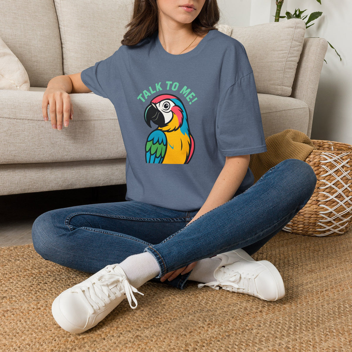 Talk To Me Parrot T-Shirt