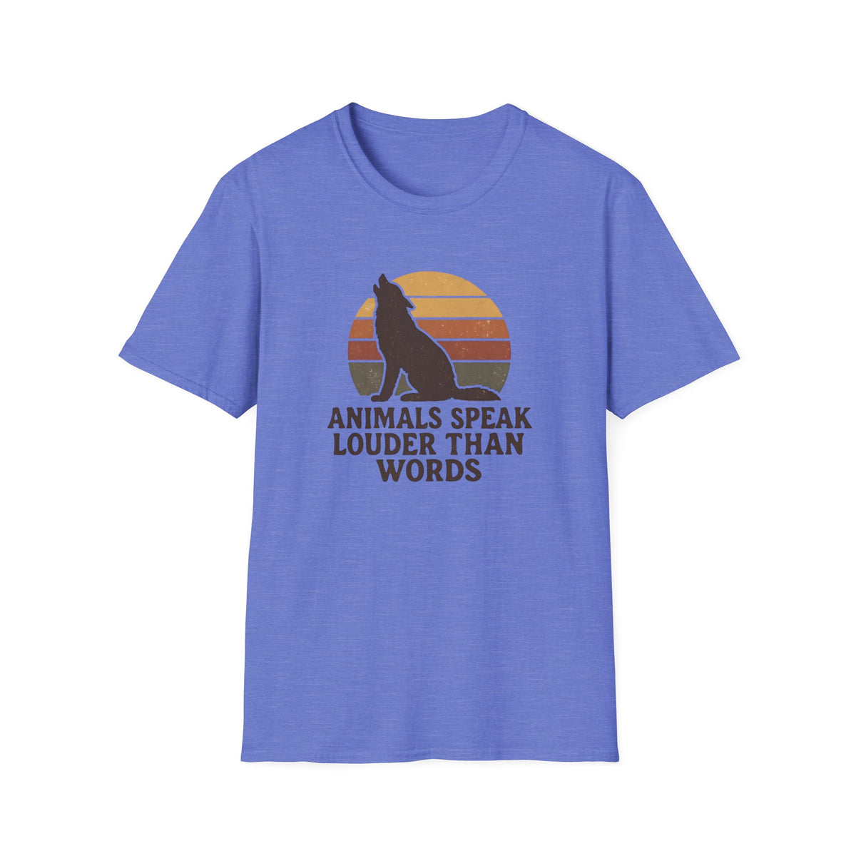 Wolf Silhouette at Sunset T-Shirt