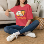 Purr and Sip Logo T-Shirt