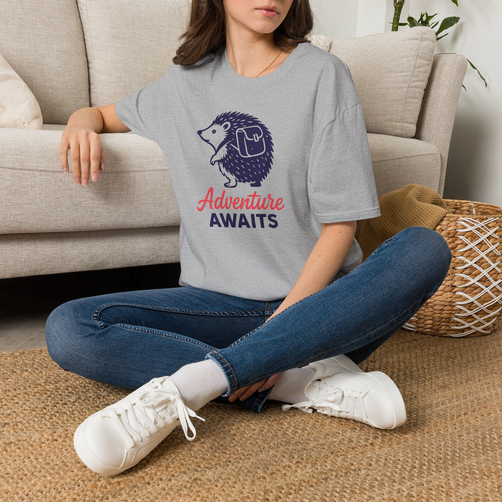 Adventure Awaits Hedgehog T-Shirt
