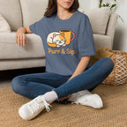 Purr and Sip Logo T-Shirt
