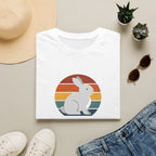 Rainbow striped rabbit T-Shirt