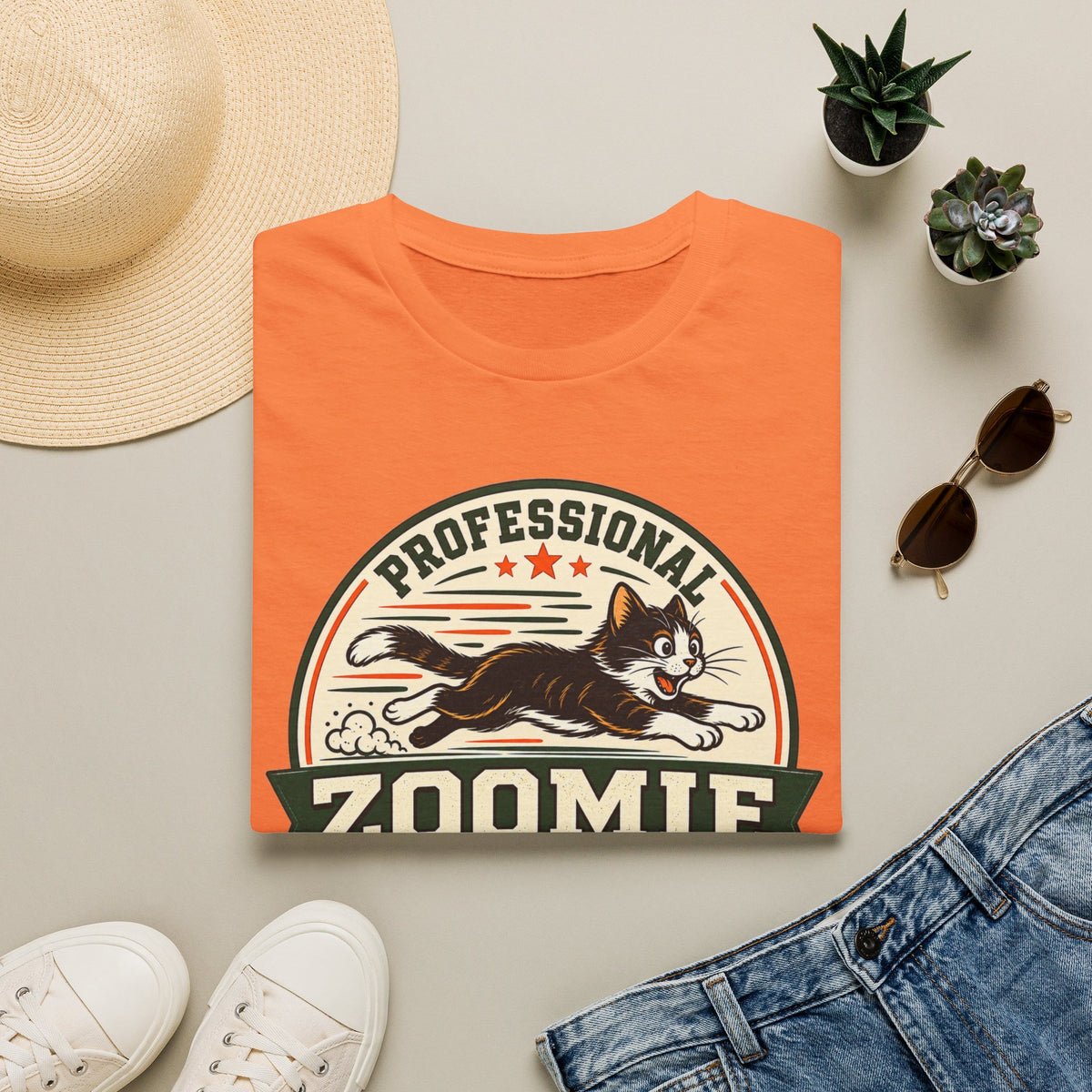 Professional Zoomie Specialist T-Shirt — Funny Cat Zoomies Tee
