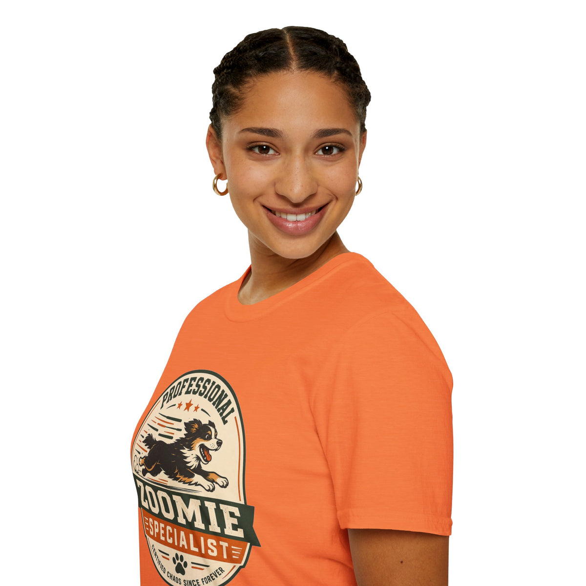 Professional Zoomie Specialist T-Shirt — Funny Dog Running Tee for Dog Lovers