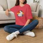 Rainbow striped rabbit T-Shirt