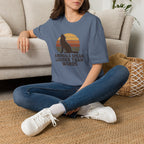 Wolf Silhouette at Sunset T-Shirt