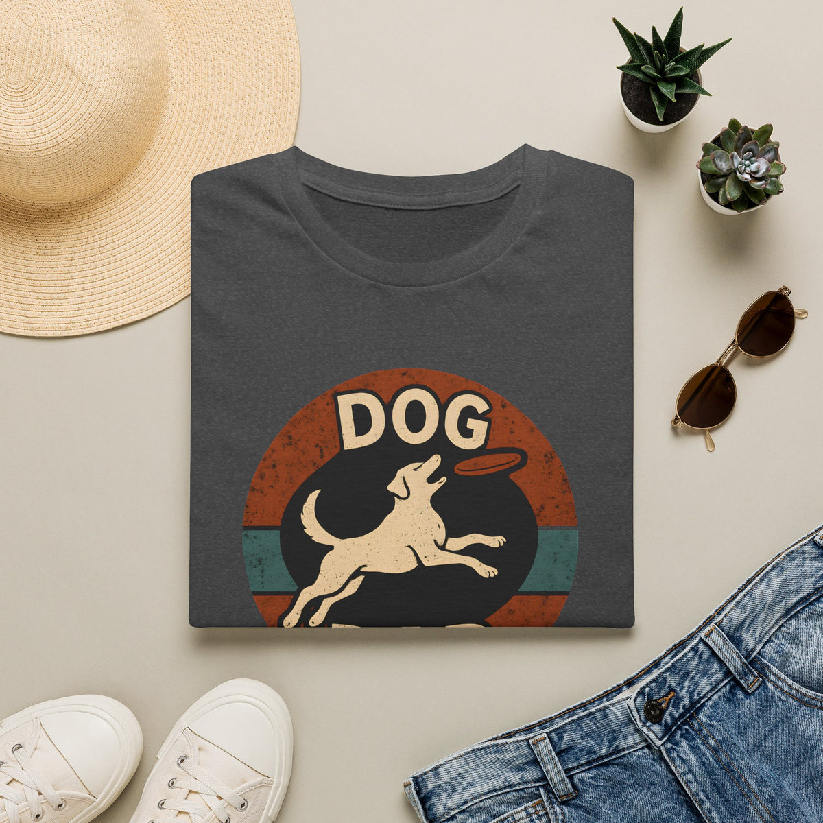 Dog Dad Badge T-Shirt