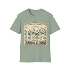 Kinetics of Zoomies T-Shirt — Funny Canine Zoomies Diagram Tee
