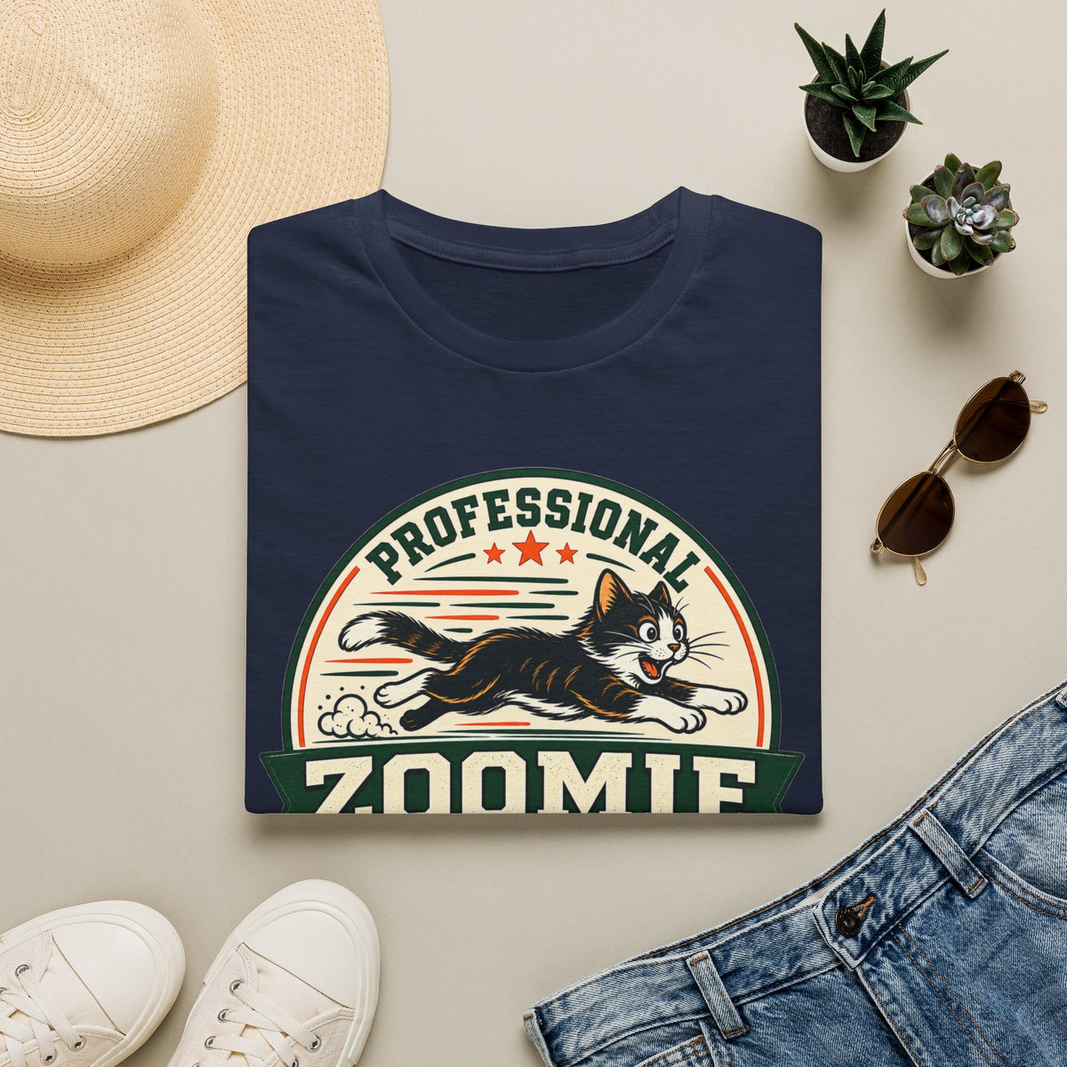 Professional Zoomie Specialist T-Shirt — Funny Cat Zoomies Tee