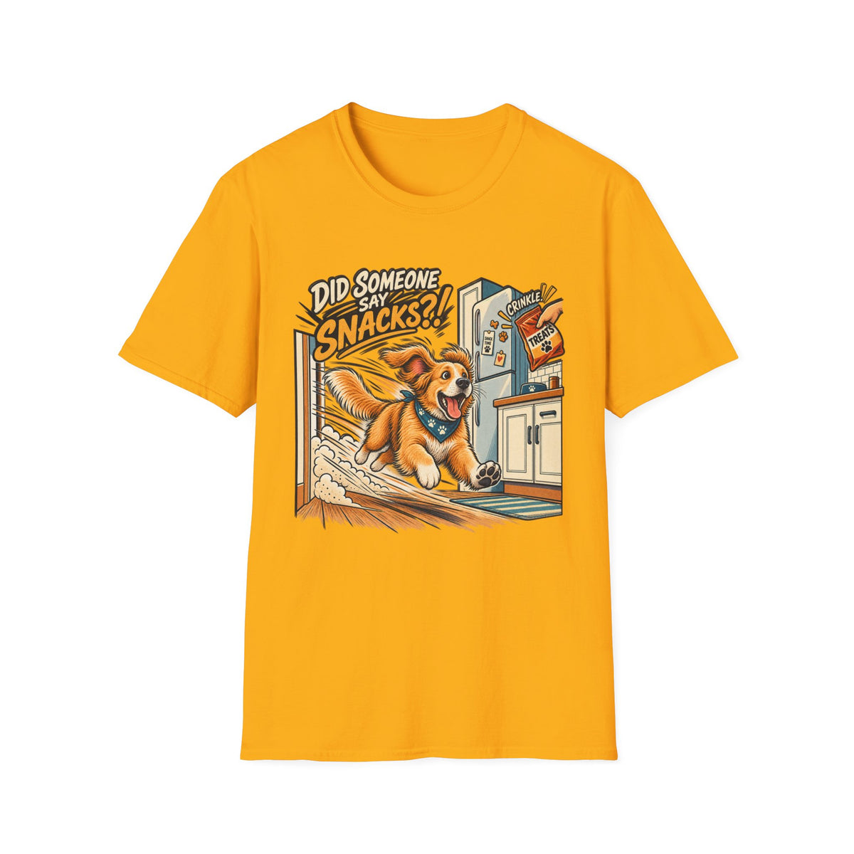 Did Someone Say Snacks? Dog Graphic T-Shirt