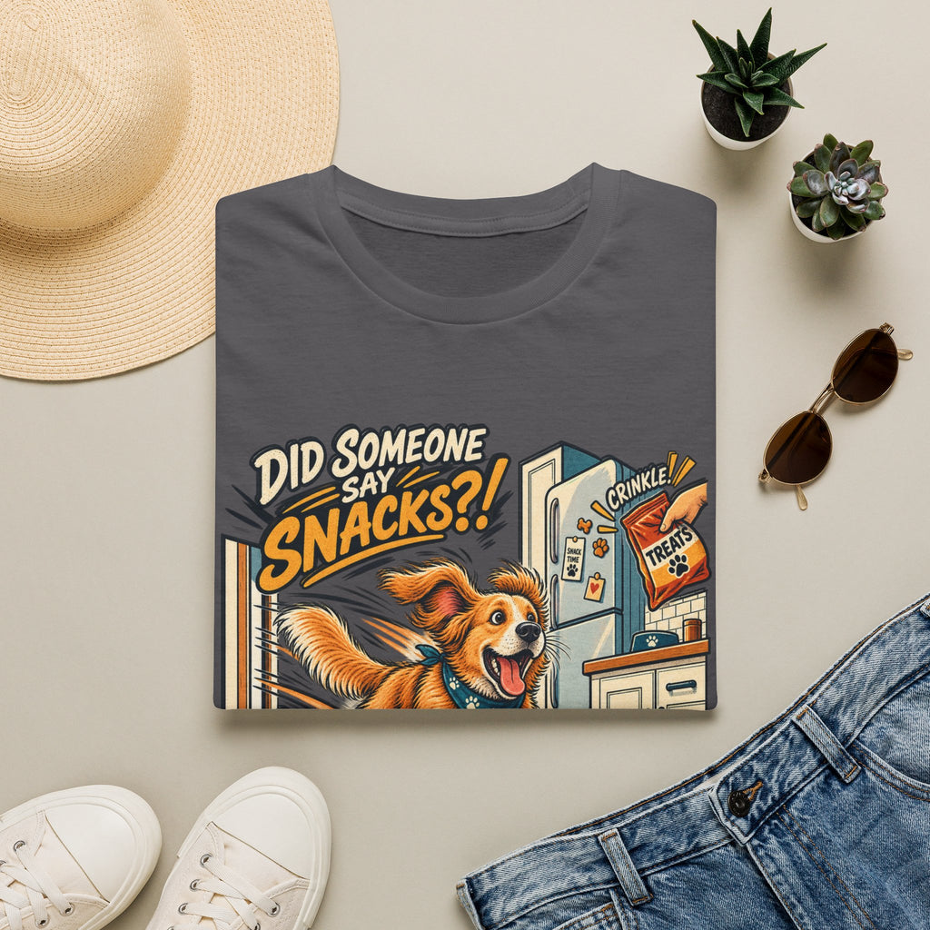 Did Someone Say Snacks? Dog Graphic T-Shirt