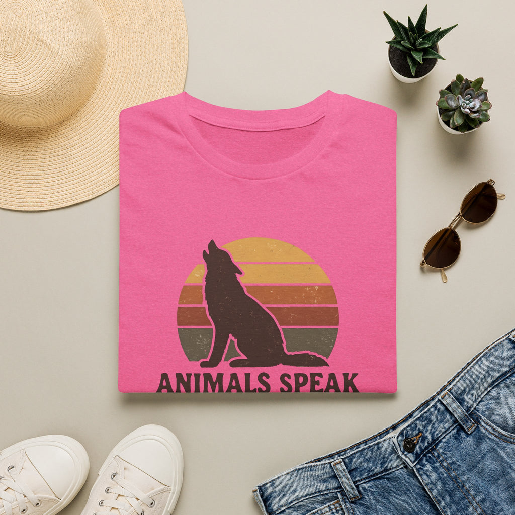 Wolf Silhouette at Sunset T-Shirt