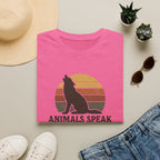Wolf Silhouette at Sunset T-Shirt