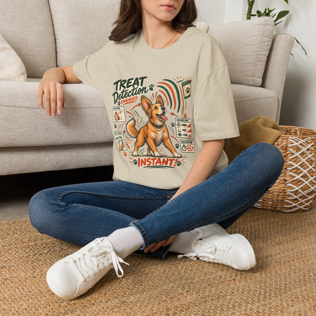 Dog Treat Detection T-Shirt — Funny Corgi ‘Treat Detection: Engaged’ Tee