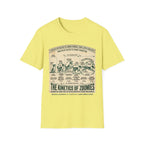 Kinetics of Zoomies T-Shirt — Funny Canine Zoomies Diagram Tee