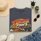 Turbo Paws T-Shirt — Retro Racing Dog Graphic Tee