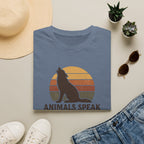 Wolf Silhouette at Sunset T-Shirt