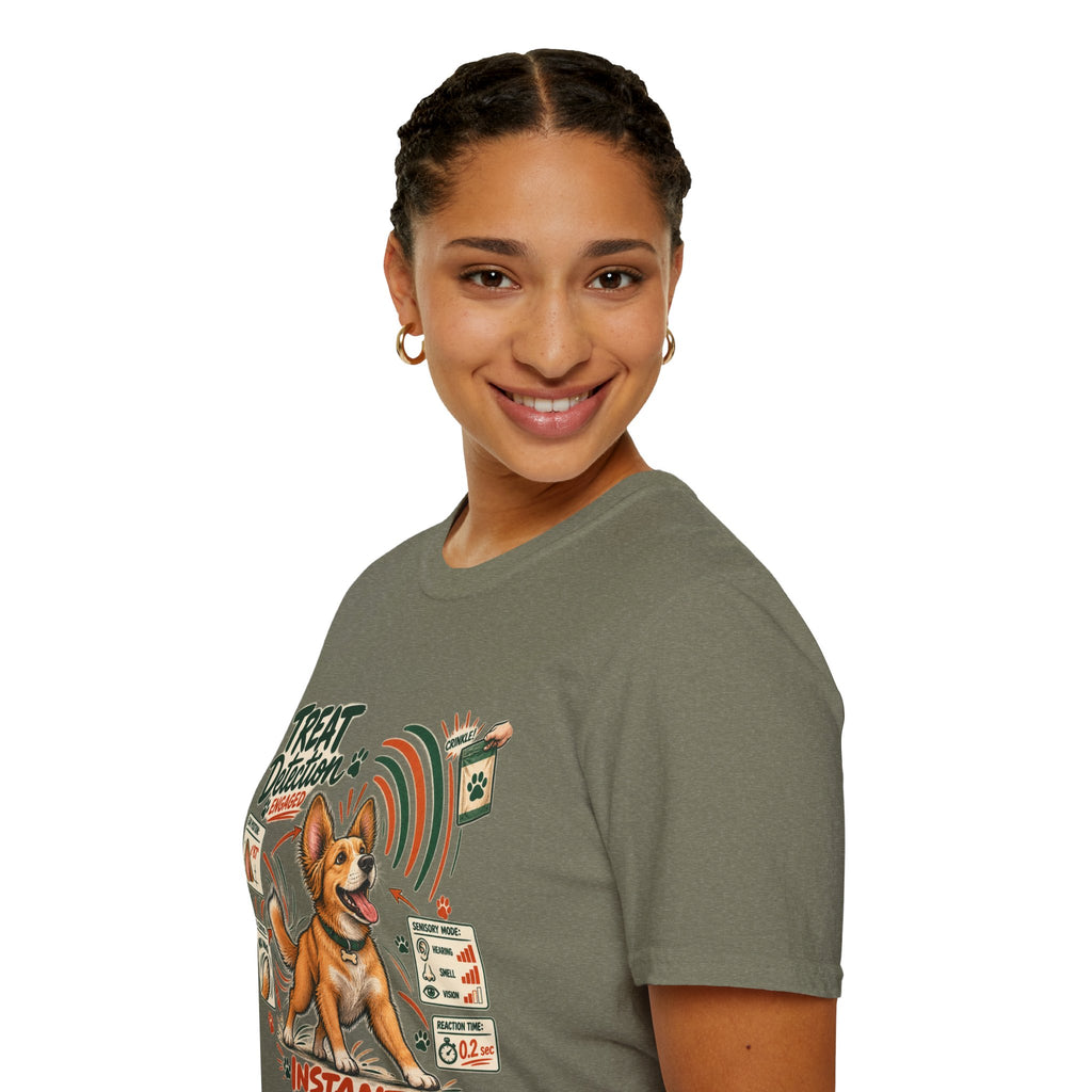 Dog Treat Detection T-Shirt — Funny Corgi ‘Treat Detection: Engaged’ Tee