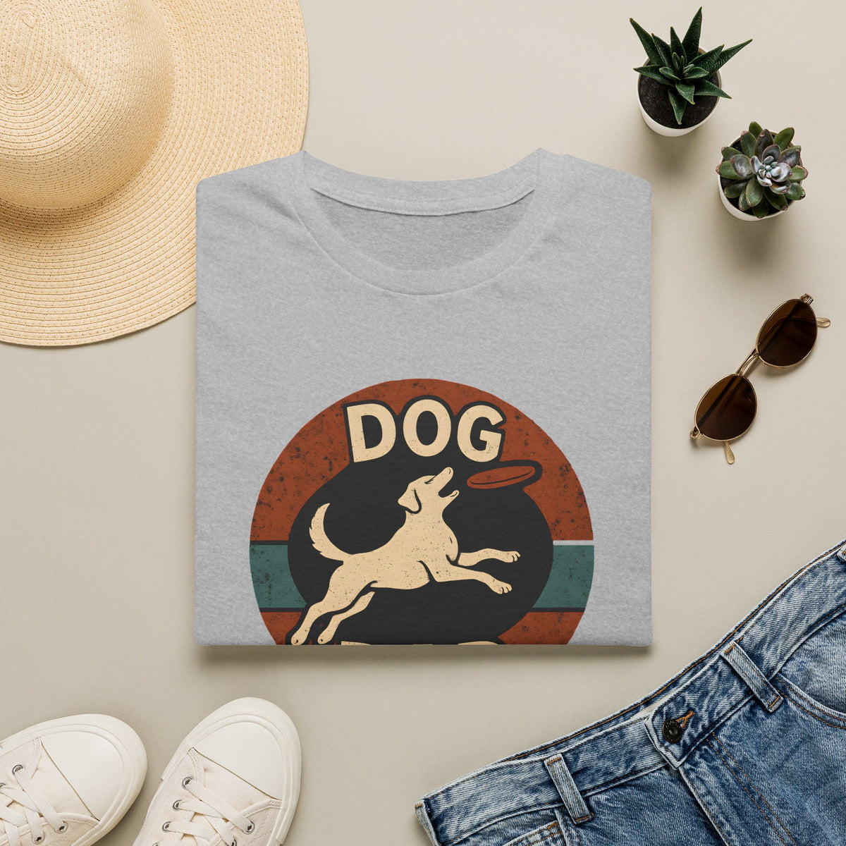 Dog Dad Badge T-Shirt