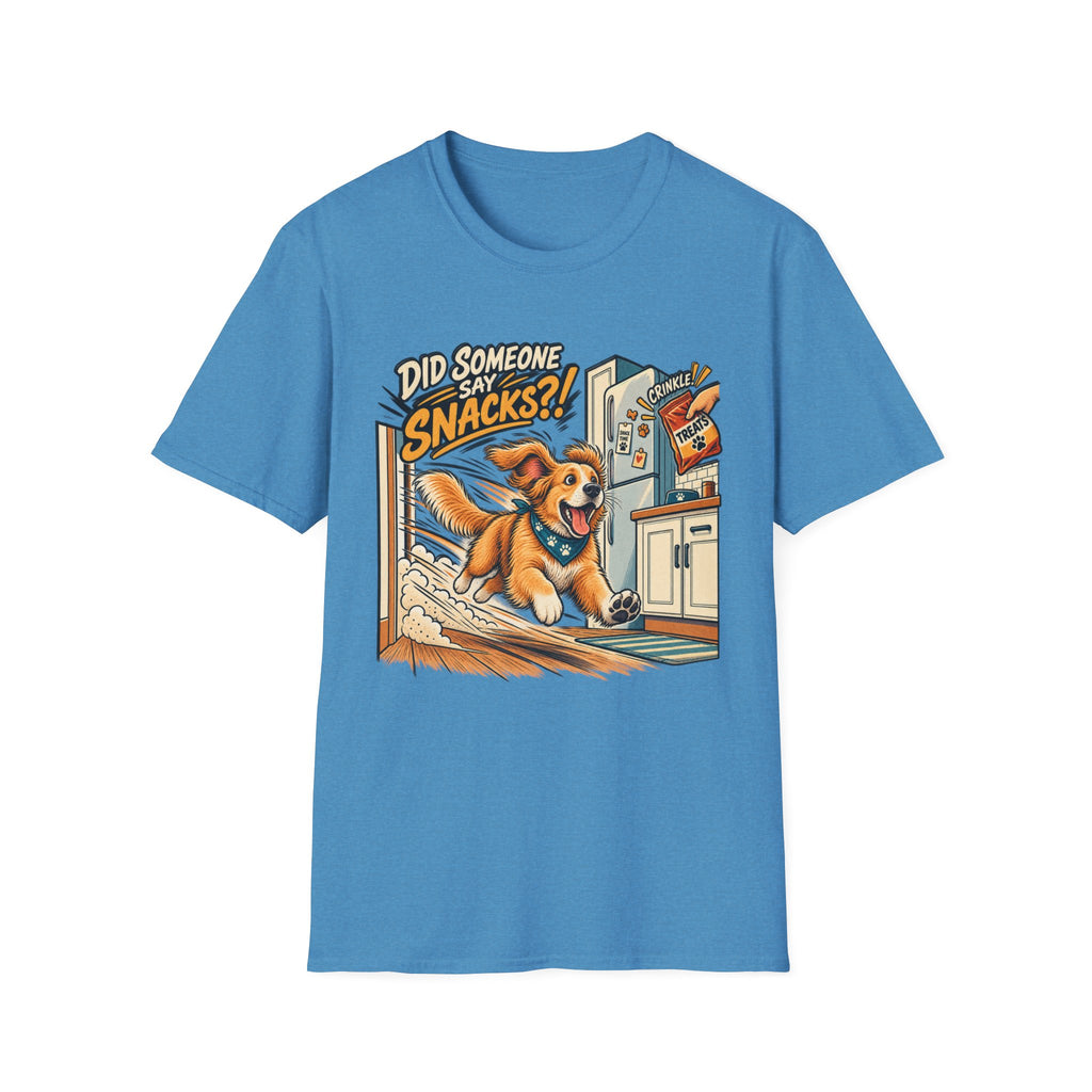 Did Someone Say Snacks? Dog Graphic T-Shirt