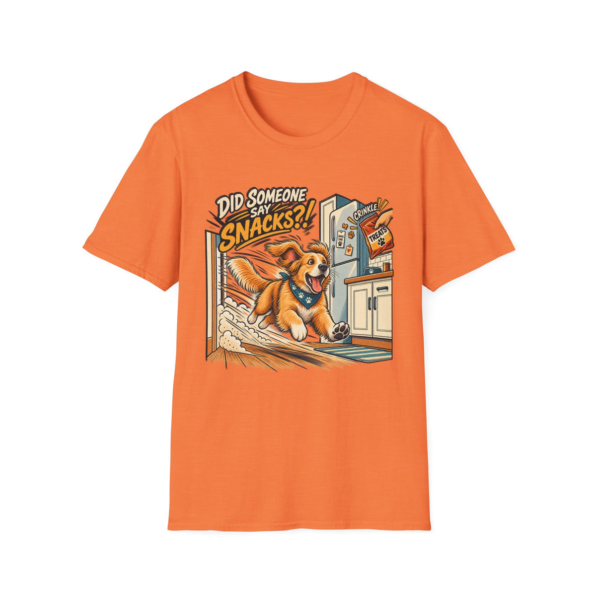 Did Someone Say Snacks? Dog Graphic T-Shirt