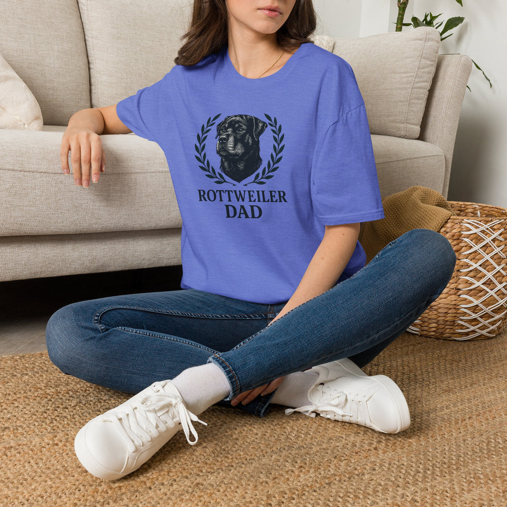 Rottweiler Dad Logo T-Shirt